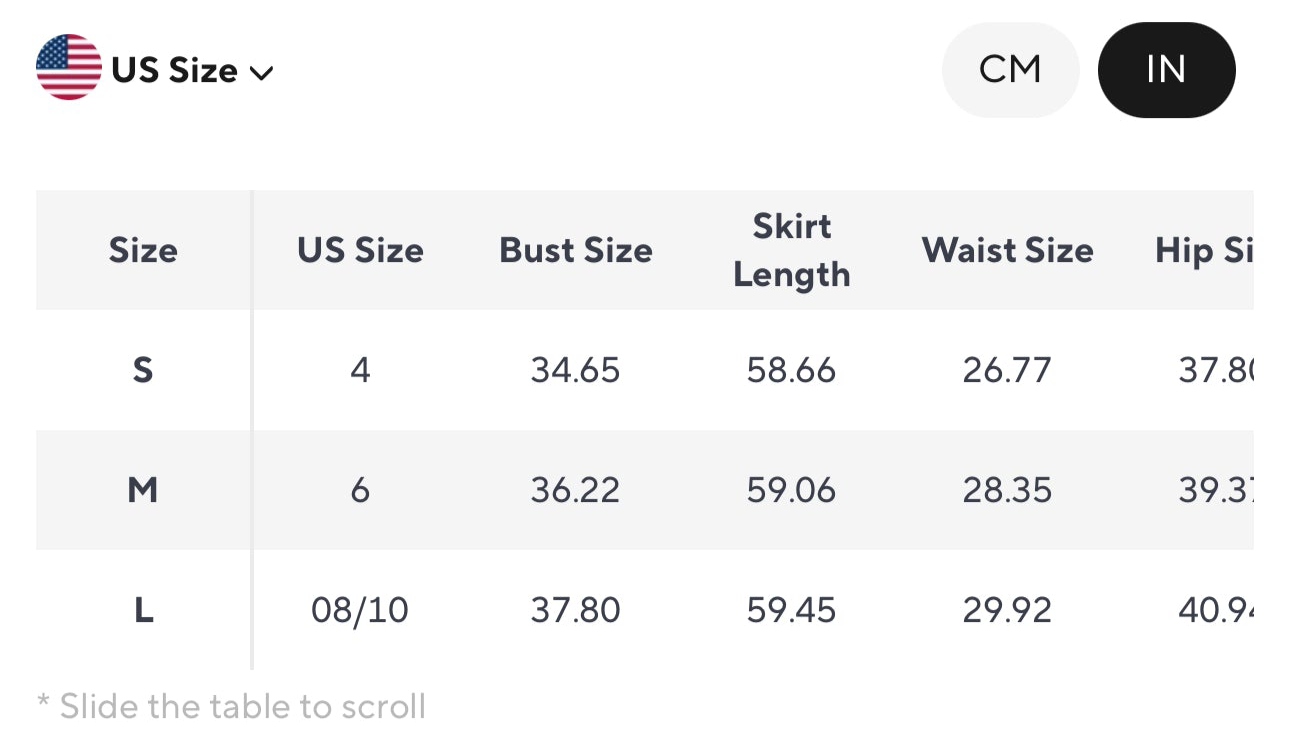 Size chart for womens lace strapless jumpsuit measurements and fit guide