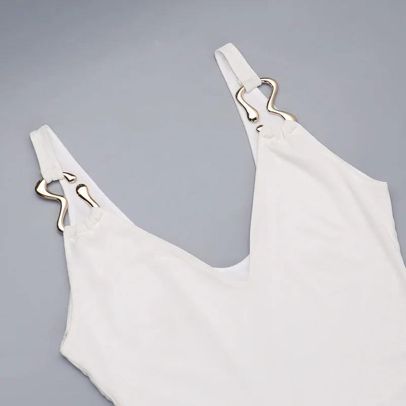 Close-up of bodysuit fabric detail