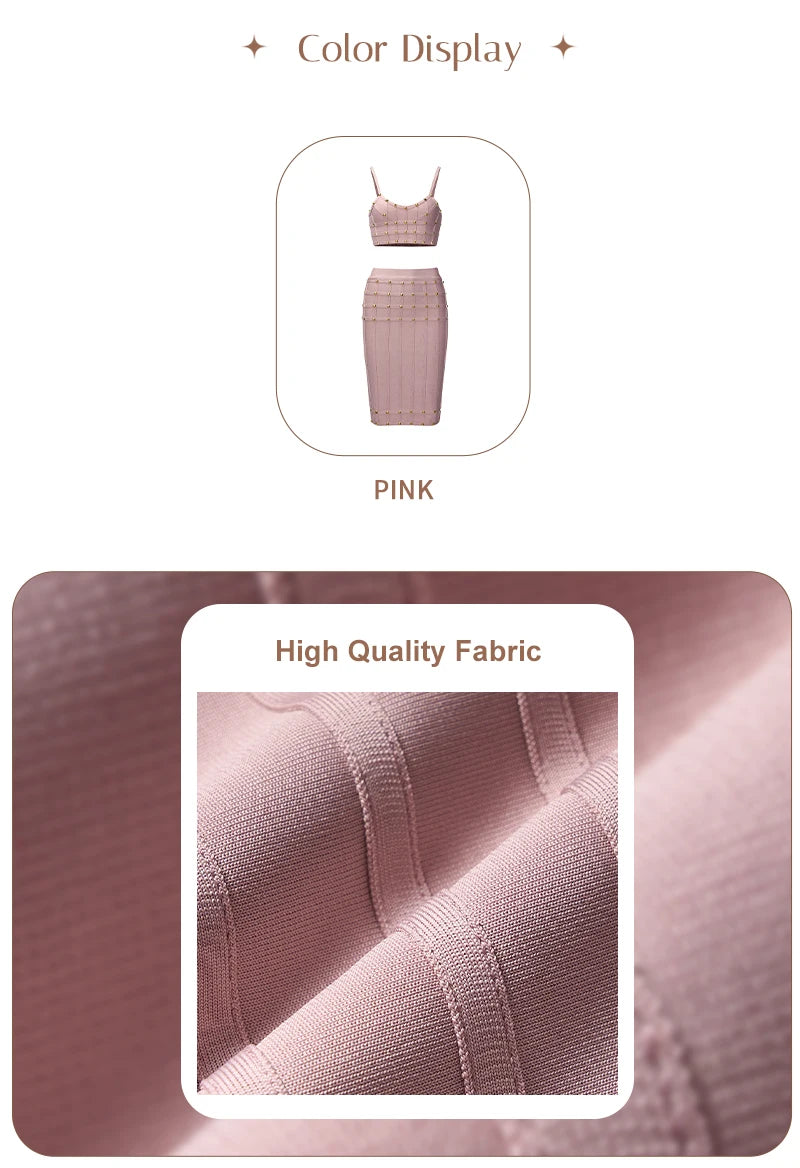 High-quality pink bandage fabric detail showing texture and color