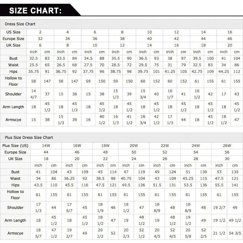 Size chart for womens blazer dress with red flower details measurements and fit guide