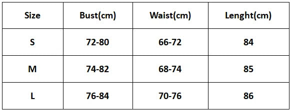 Size chart for fit and flare knit mini dress